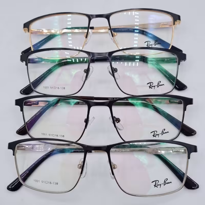 فریم عینک طبی فلزی مارک RAY-BAN، زنانه و مردانه اسپرت جنس آلومینیوم مدل 2