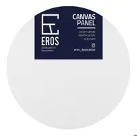 بوم نقاشی دایره قطر 20 برند EROS مدل دورسفید 