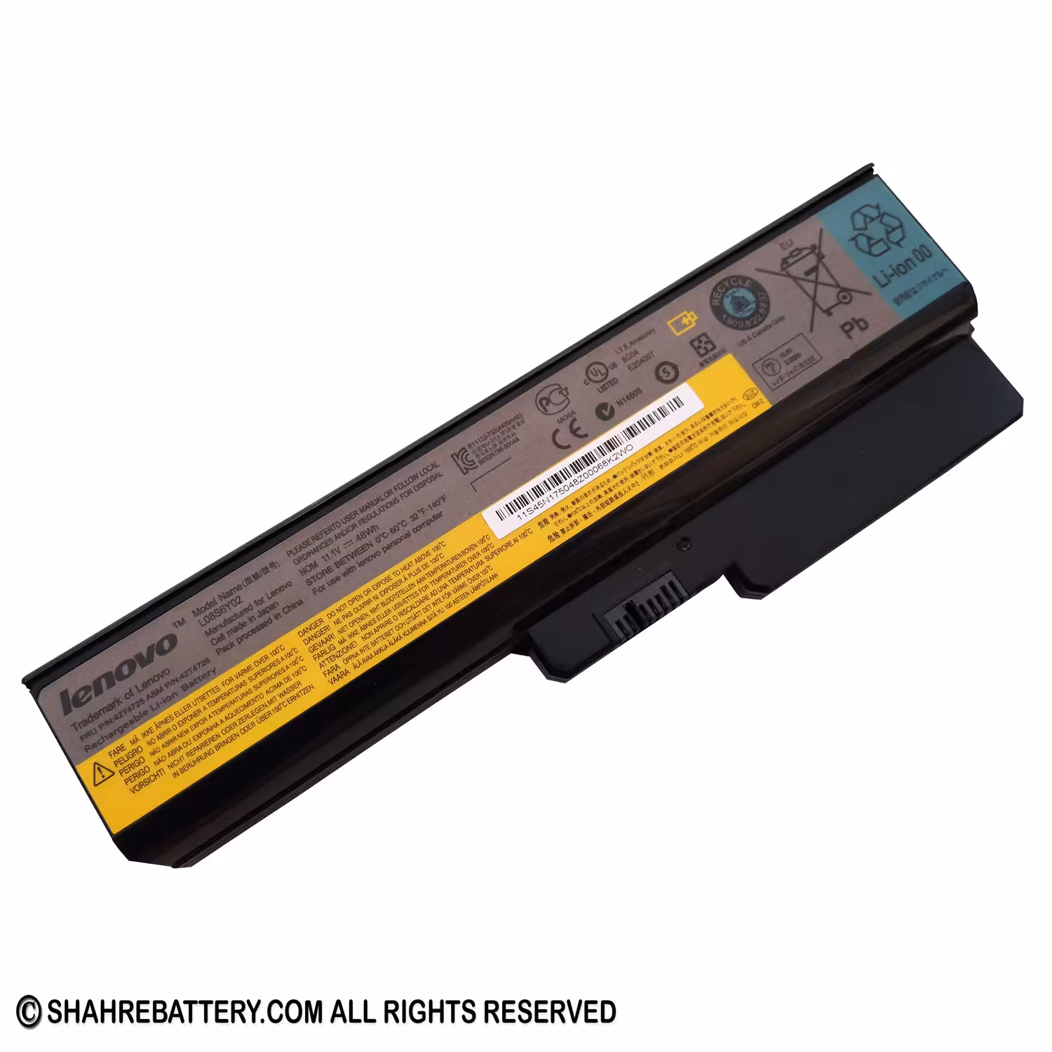 باتری اورجینال لپ تاپ لنوو Lenovo G430 G530 L08L6C02
