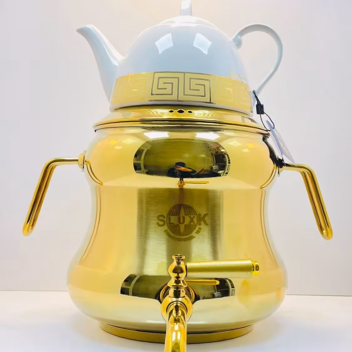 کتری وقوری طلایی کف چدن باارسال رایگان کدپ