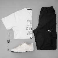 شلوار اسلش دو نایک مشکی مردانه مدل 2Nike