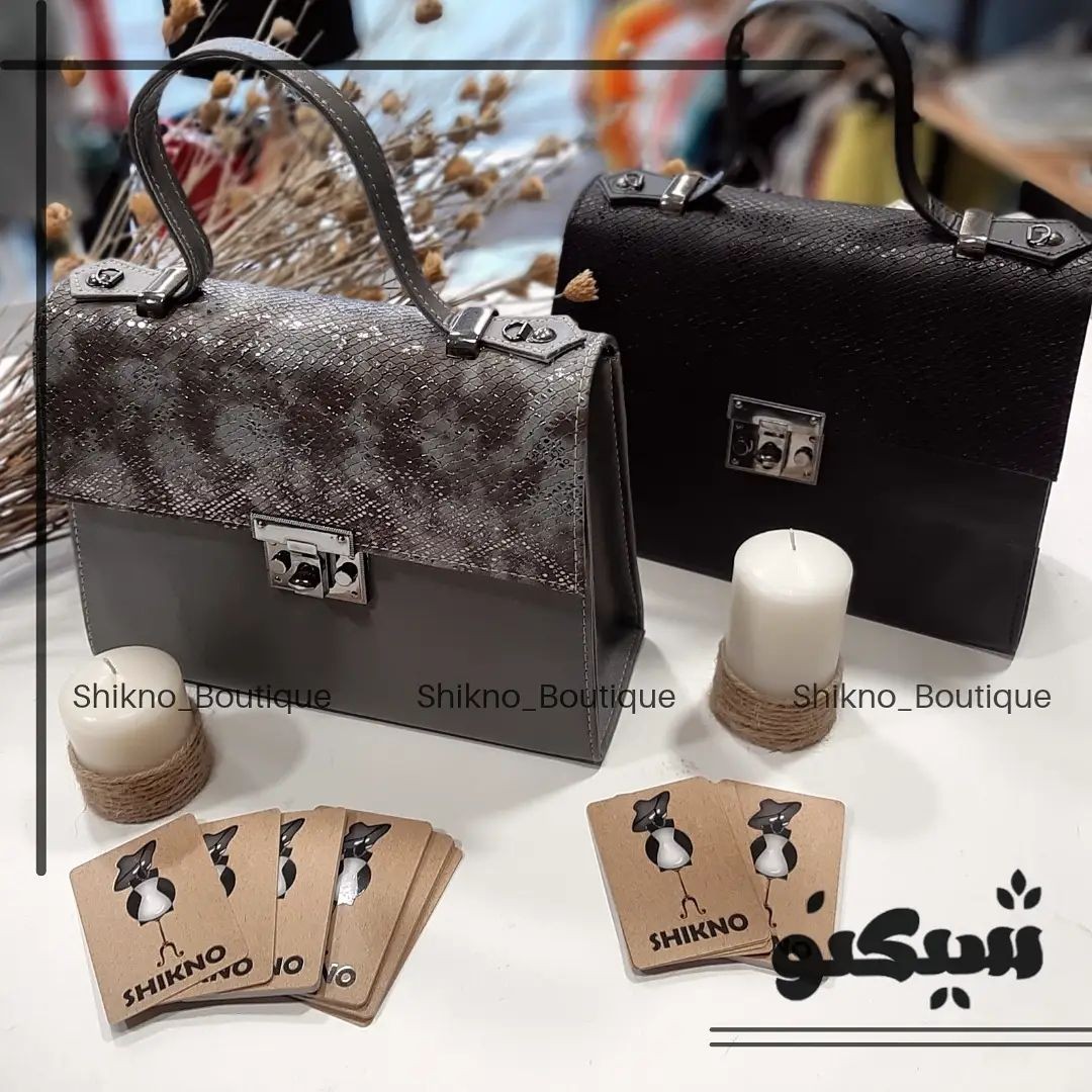 کیف زنانه پتینه دستی و دوشی با بند بلند
