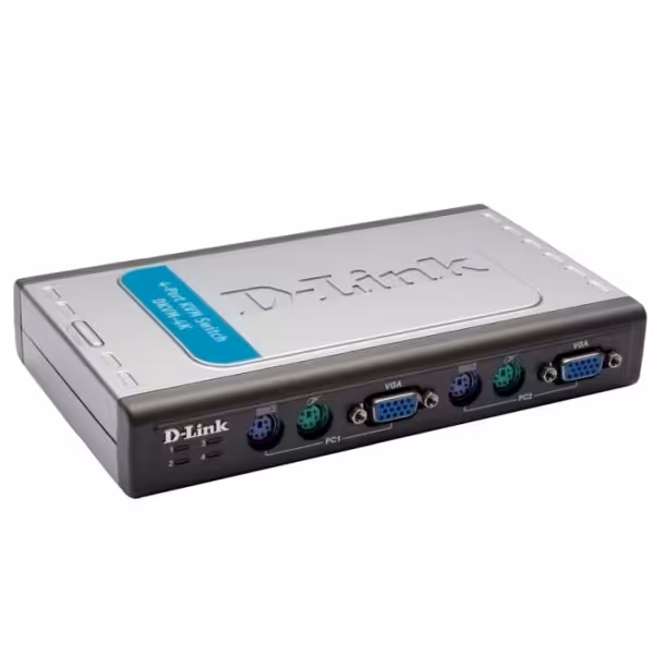 سوییچ KVM دی لینک مدل DKVM-4K برای 4 کامپیوتر
