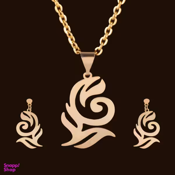 نیم ست طلا 18 عیار زنانه سانا گالری کد D9927