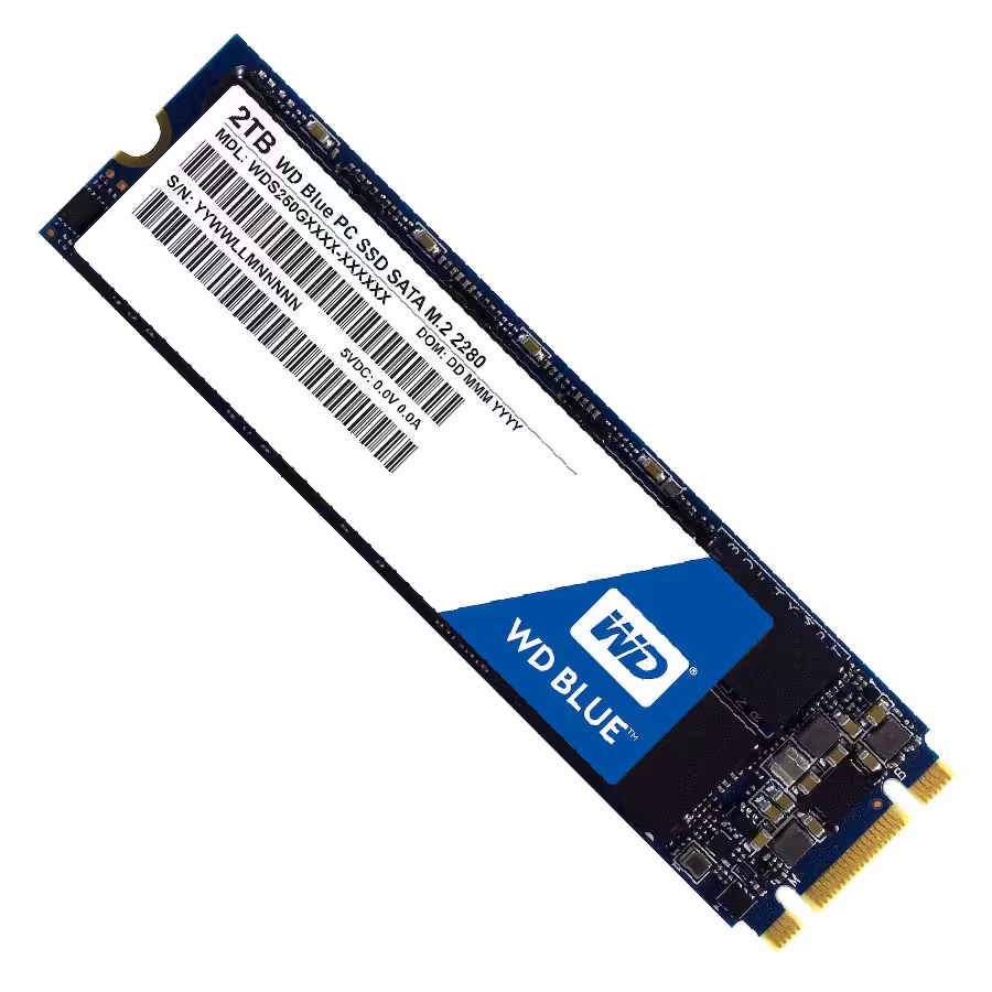 قیمت و خرید اس اس دی 2 ترابایت وسترن دیجیتال مدل BLUE M.2 | یاس ارتباط