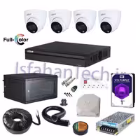 پکیج دوربین مداربسته  داهوا شماره 443- 4دوربین 2مگاپیکسل تمام رنگی 