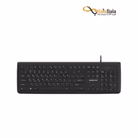خرید و قیمت صفحه کلید باسیم کینگ استار مدل KB75 - با حروف حک شده فارسی