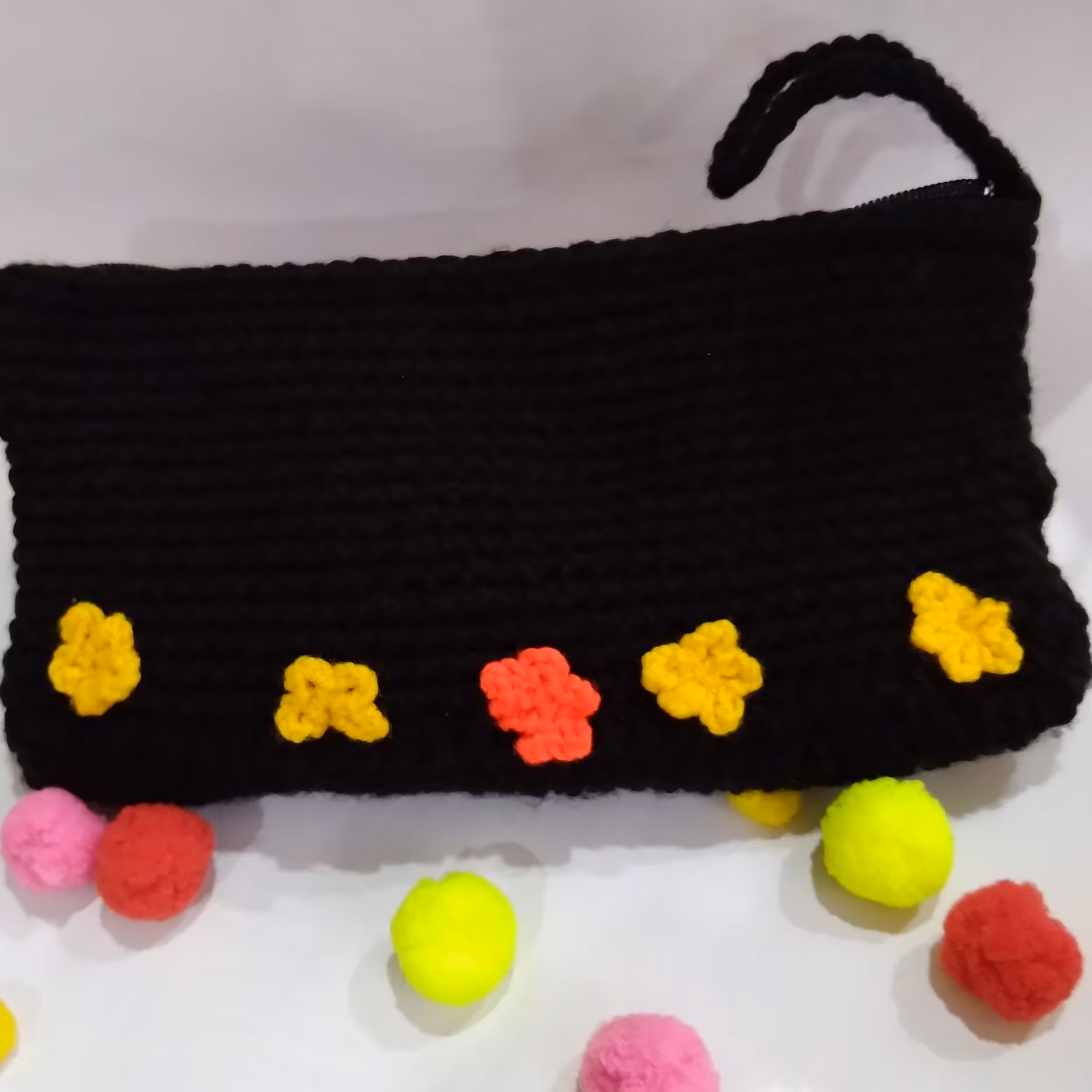 جامدادی قلاب بافی مناسب برای کیف پول ، جا کارتی ، جای اکسسوری  