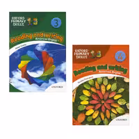 کتاب Oxford Primary Skills Reading and Writing 3_4 اثر جمعی از نویسندگان انتشارات ابداع 2 جلدی