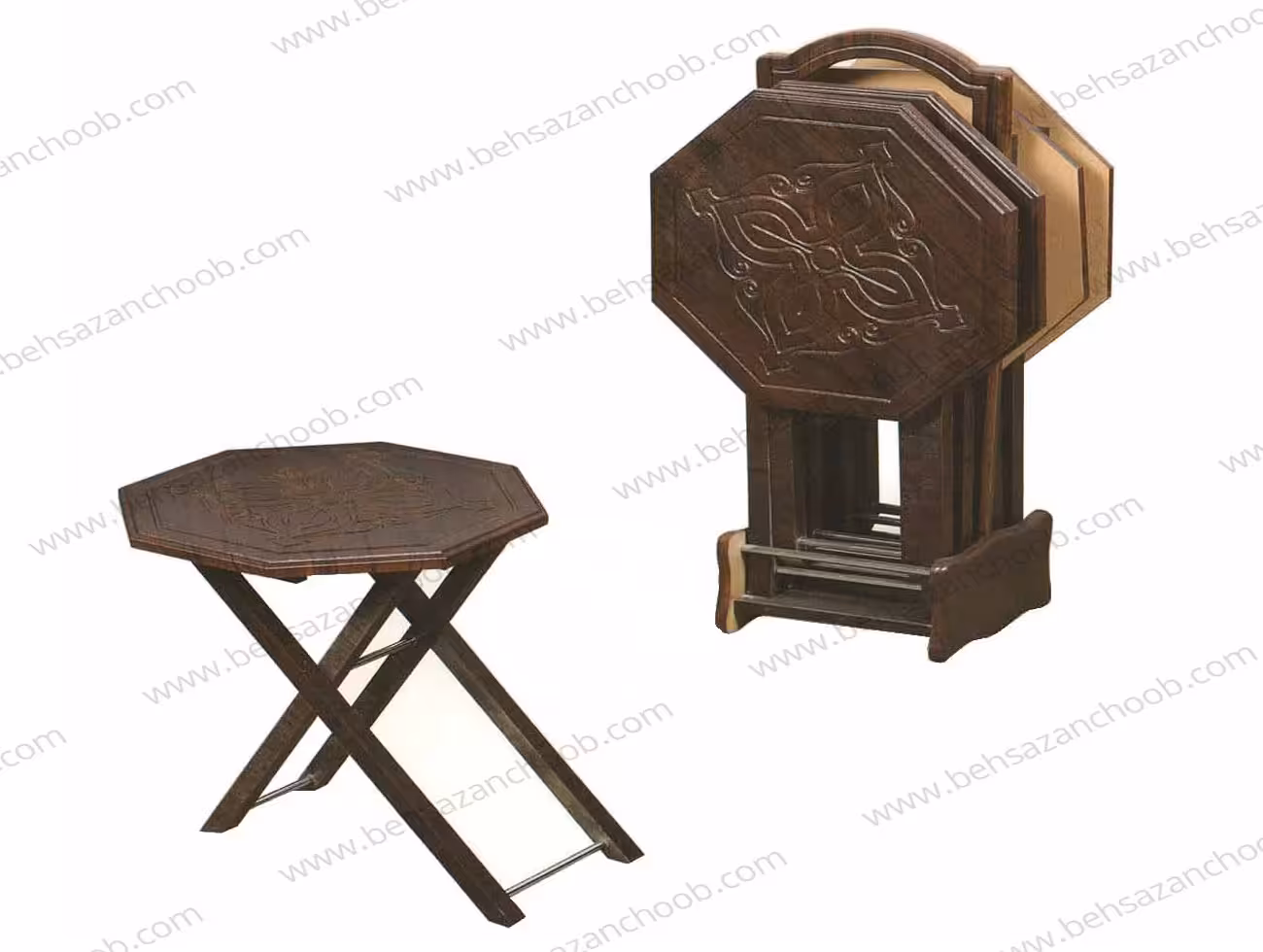 میز عسلی چمدونی 747CNC