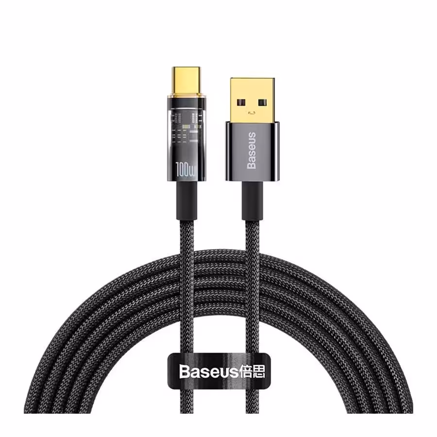 کابل تبدیل USB به USB-C بیسوس مدل Explorer طول 2 متر