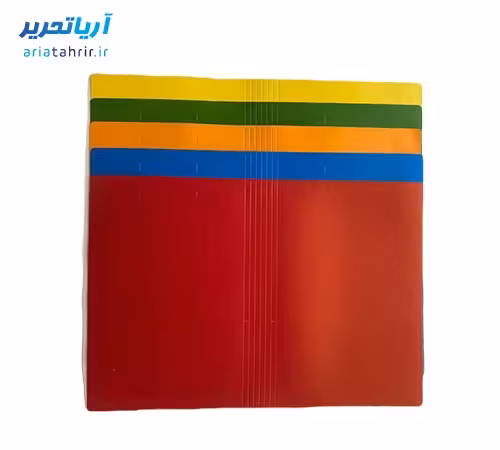 پوشه مقوایی خط دار کلاسیک بسته 100 عددی