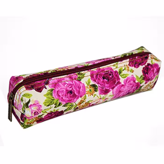 جامدادی تک زیپ پارچه ای طرح گل کد 1 بهشت آساناپخش 