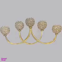 شمعدان نورهام مدل پنج شعله الماسی