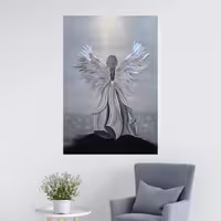 تابلو  دکوراتیو اینه کاری فرشته 