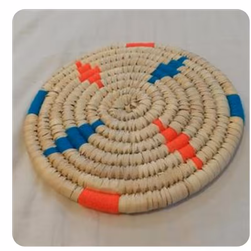 زیربشقابی طرح دار20سانت