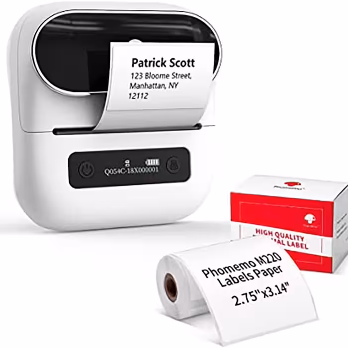 چاپگر لیبل زن Phomemo مدل M220 (هزینه ارسال به صورت پس کرایه میباشد)