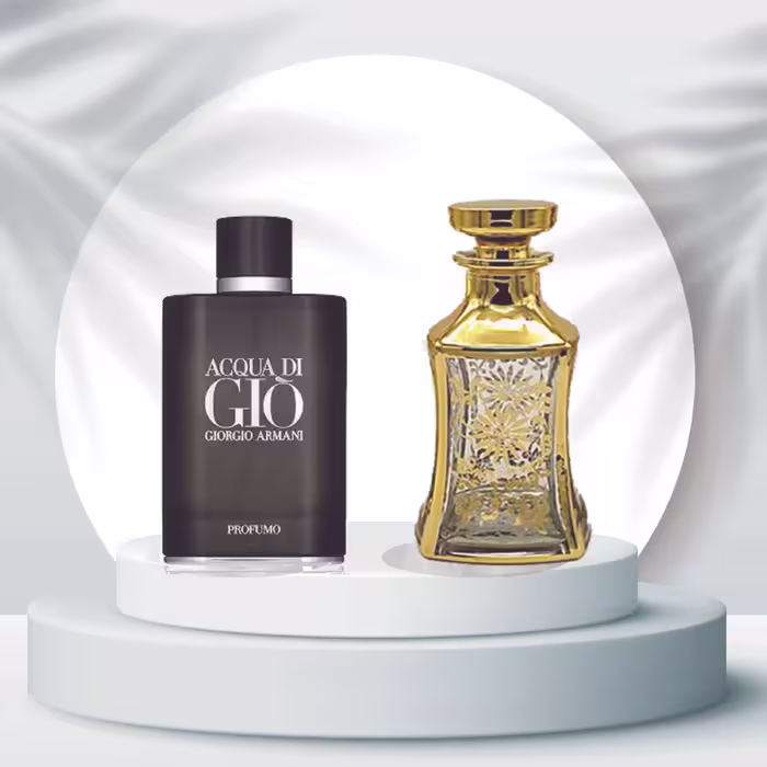 عطر جیو بلک جورجیو آرمانی آکوا (20 گرم  اسانس خالص و بدون الکل لوزی hi )- Giorgio Armani Acqua di Gio
