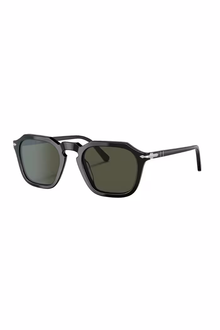 عینک آفتابی مشکی مردانه سیاه 3292S 95 31 50 Persol
