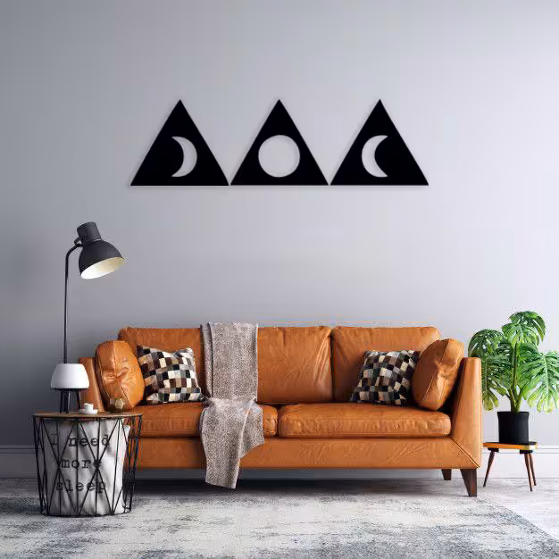 استیکر دیواری طرح ماه کد 006