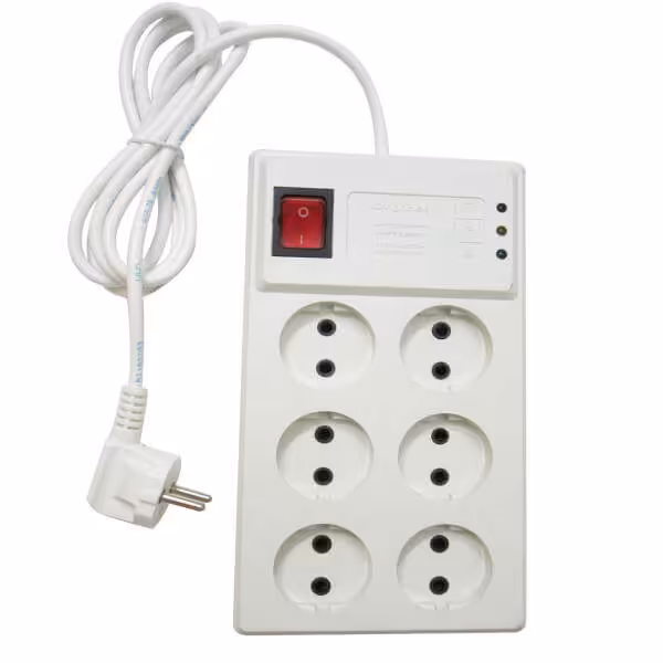 محافظ برق شش پورت اورجینال 1.8 متری