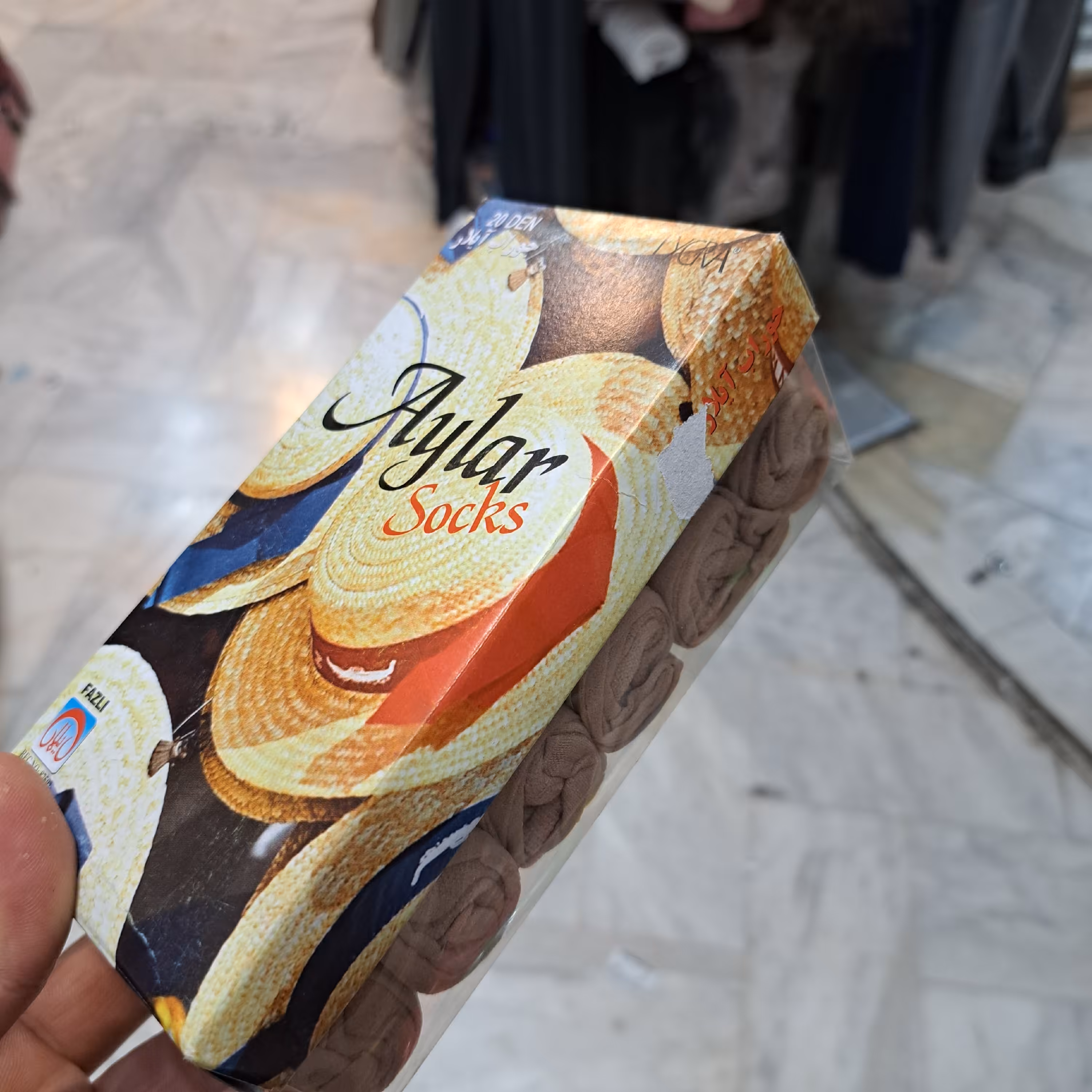 پک 6 عددی جوراب زنانه پارازین  آیلار  دو ربع 