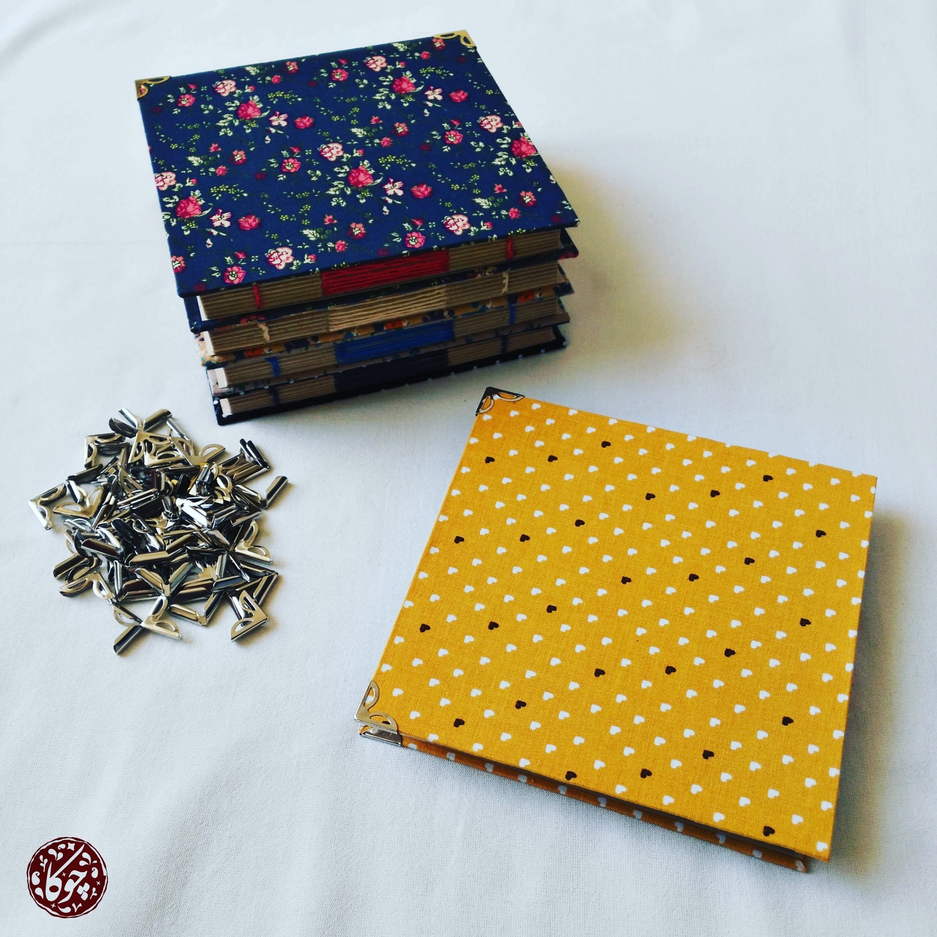 دفترچه پارچه ای صحافی ته دوخت