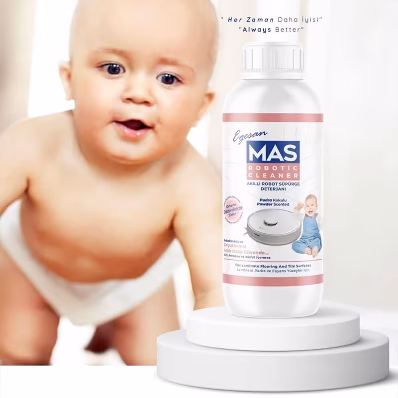 مایع شوینده ربات هوشمند (جارو) Egesan Mas برای خانه ای که کودک دارد حجم 500 میل | فروشگاه ارس ترک