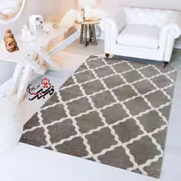 گلیم فرش ساوین طرح 4025 رنگ طوسی سایز 1.5 در 2.25 (موجودی بگیرید)