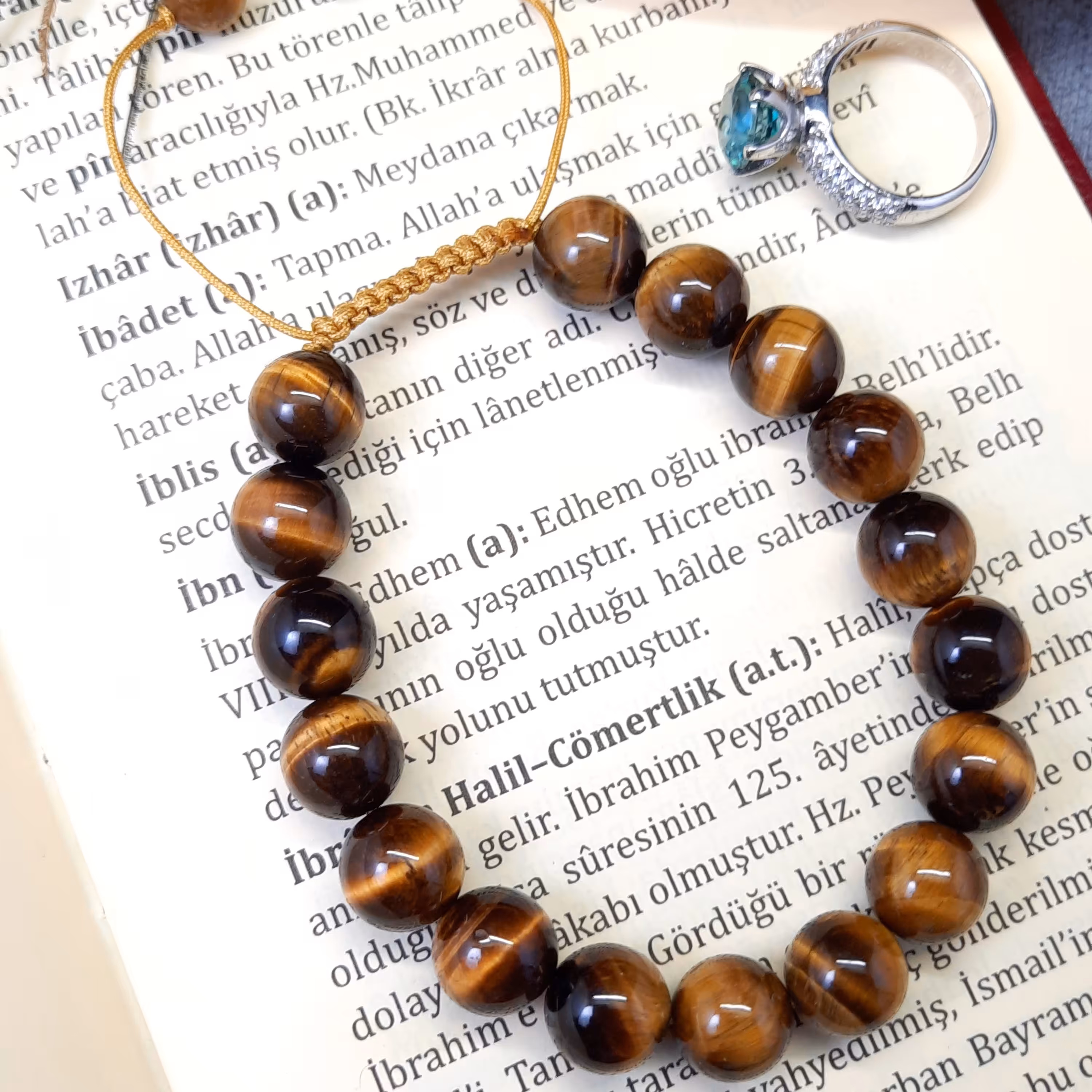 دستبند چشم ببر آفریقا گرید AA