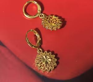 گوشواره تراش طرح گل