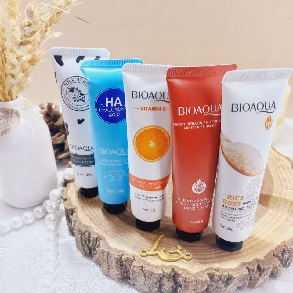 پک پنج عددی کرم دست میکس بیوآکوا باقیمتی عالی محصولات پوست شهرزاد 