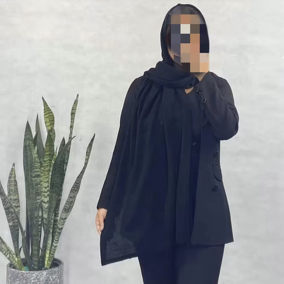 شال بافت مشکی ساده اعلاء 