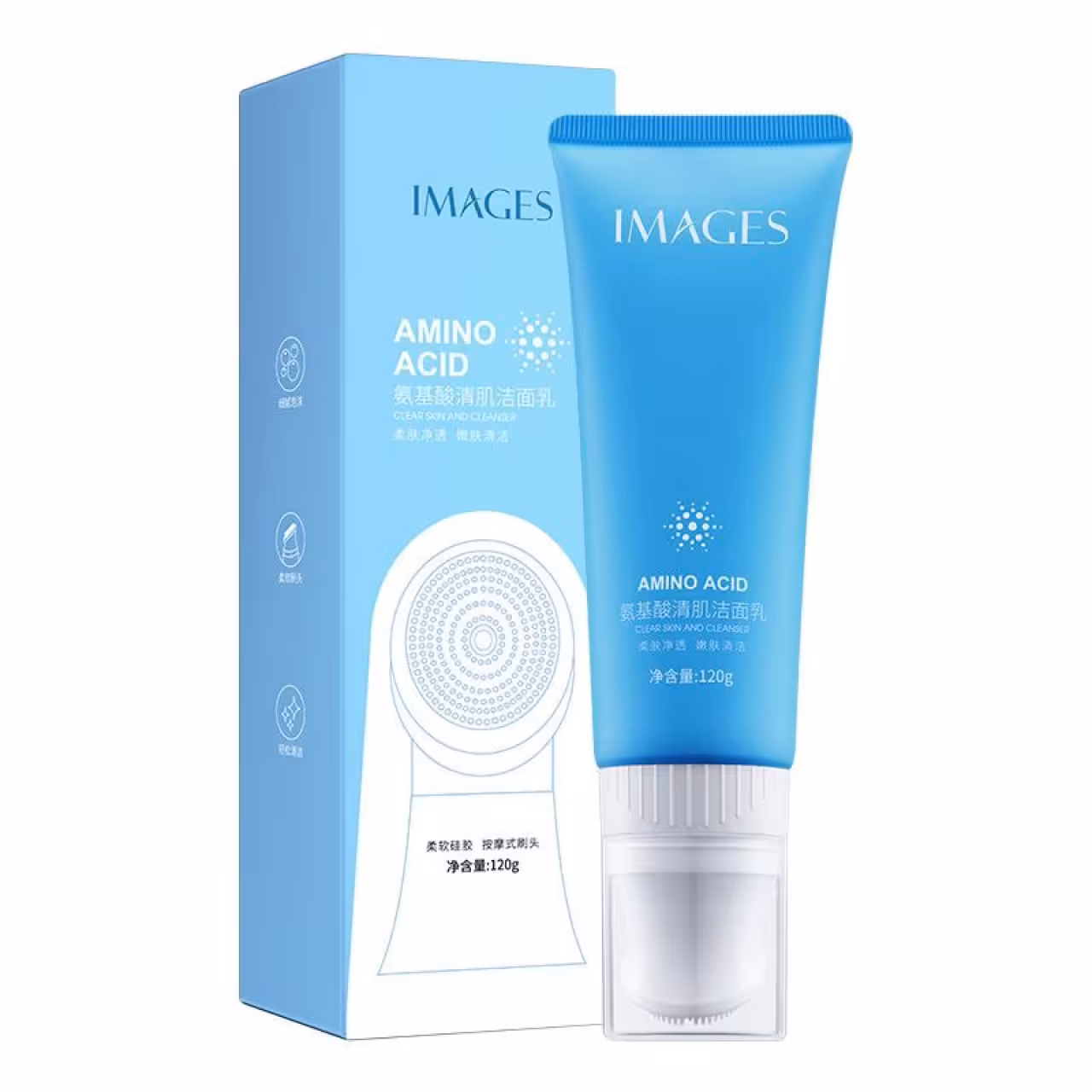 فوم شستشو صورت سر براشدار ایمیجز مدل آمینو اسید حجم 120 گرم