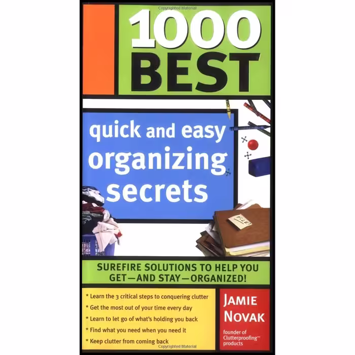 کتاب زبان اصلی  Best Quick and Easy Organizing Secrets اثر Jamie Novak