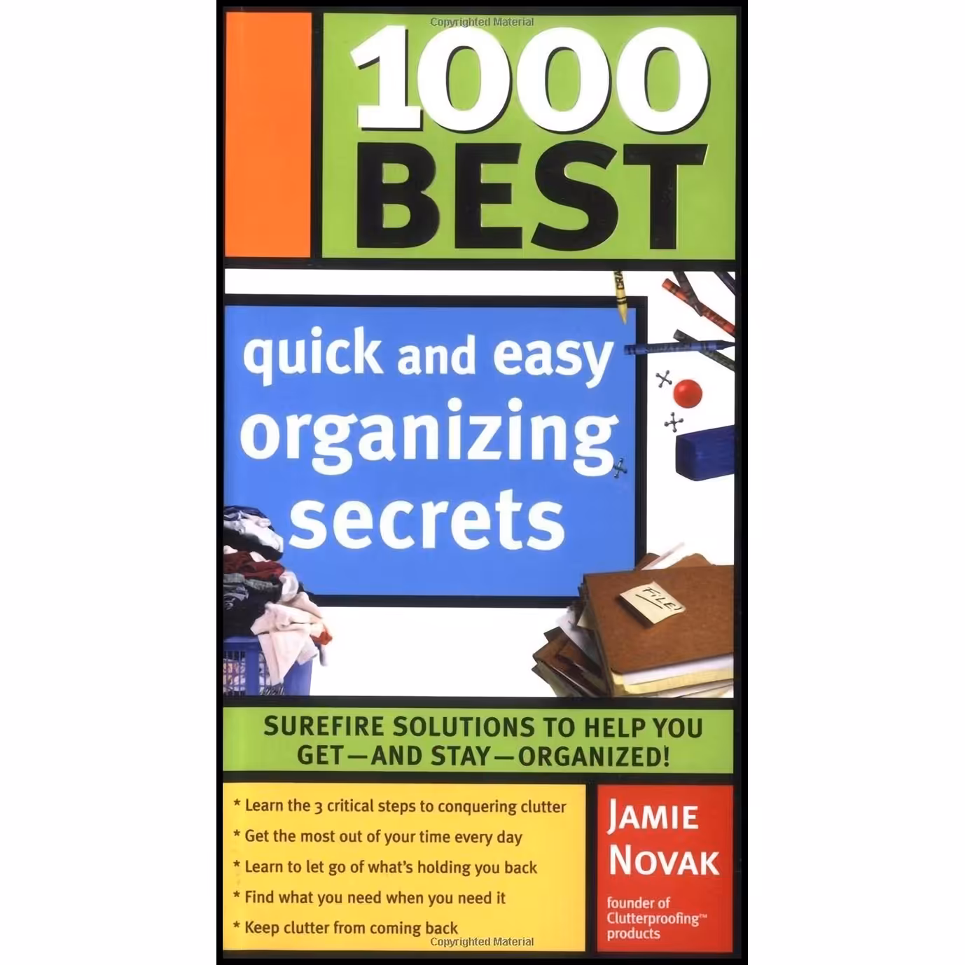 کتاب زبان اصلی Best Quick and Easy Organizing Secrets اثر Jamie Novak