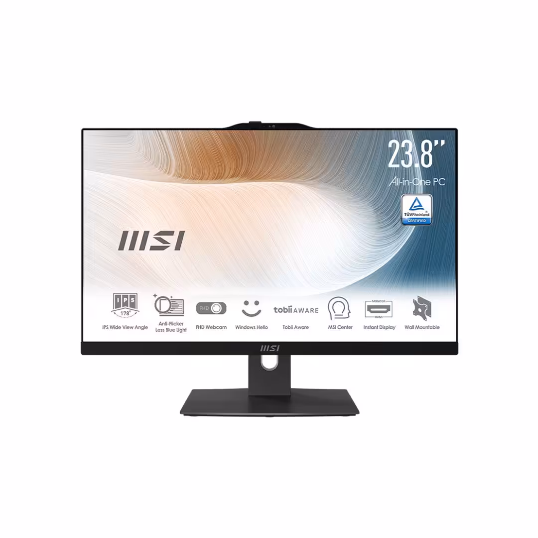 مشخصات، قیمت و خرید کامپیوتر همه کاره ام اس آی Modern AM242P 12M Black | آبتین مال