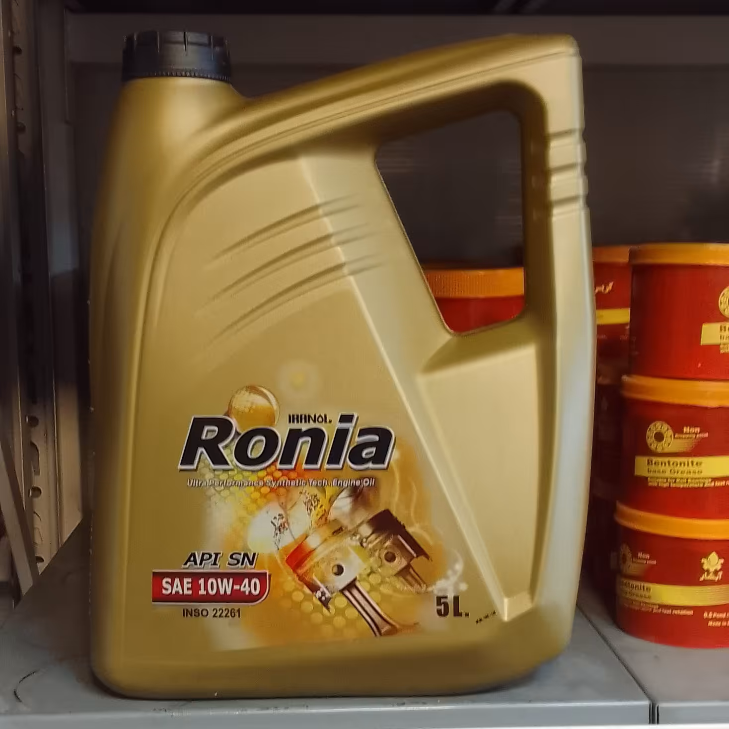 روغن موتور ایرانول رونیا SN 10w40 پنج لیتری تمام سنتتیک