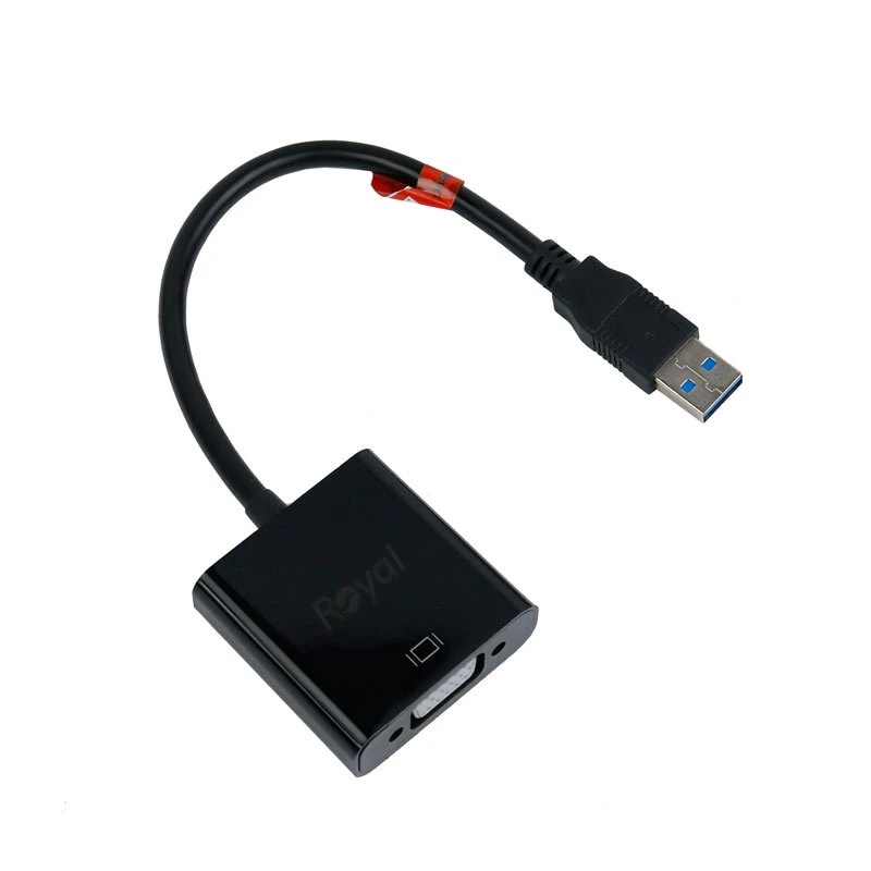 تبدیل USB30 به VGA برند رویال | ژیوار مارکت - لپتاپ استوک، لوازم جانبی موبایل و کامپیوتر