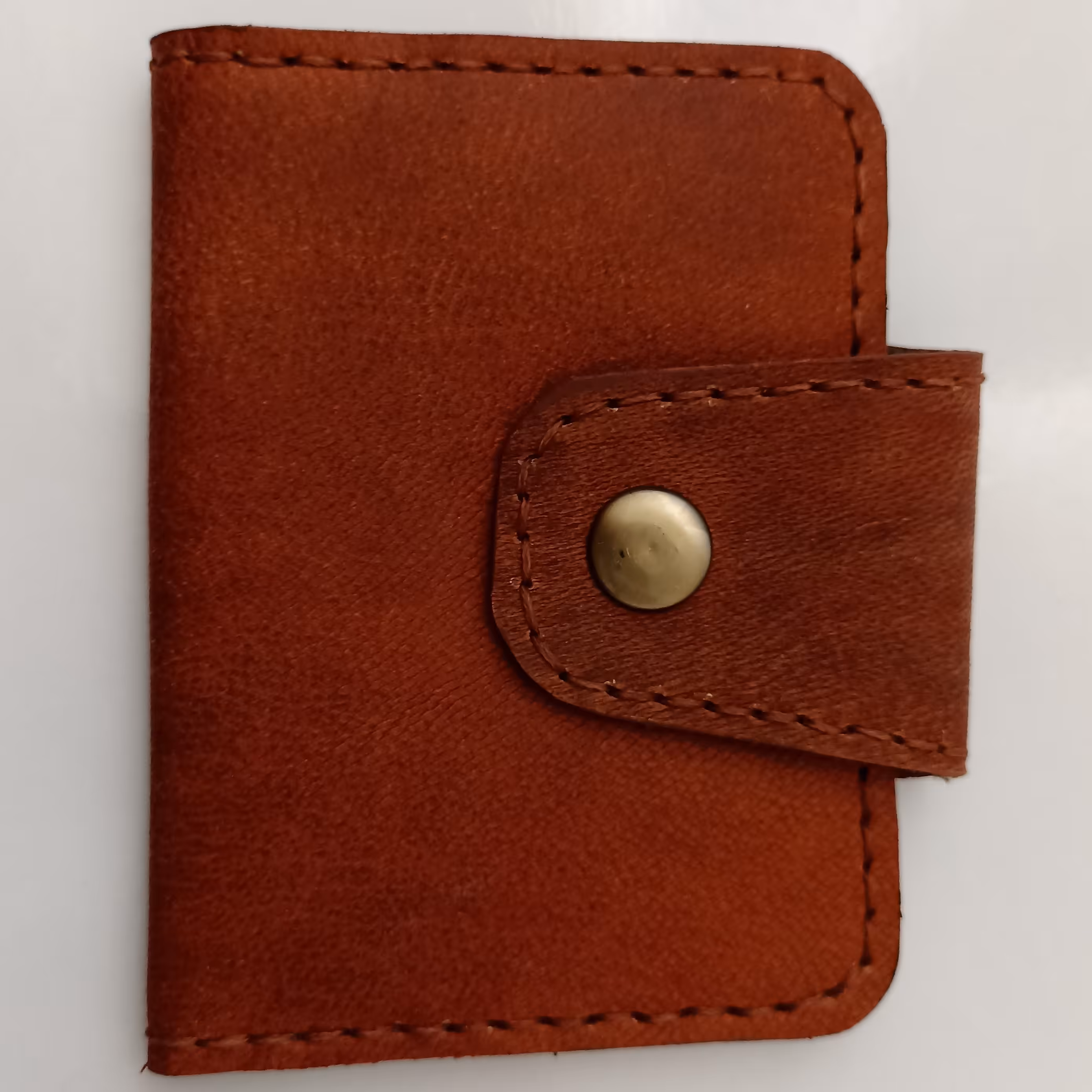 جا کارتی چرم طبیعی دست دوز