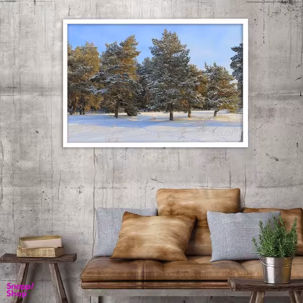 تابلو بکلیت طرح منظره زمستانی مدل W3001