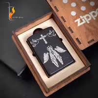 فندک طرح زیپو فرشته نگهبان 