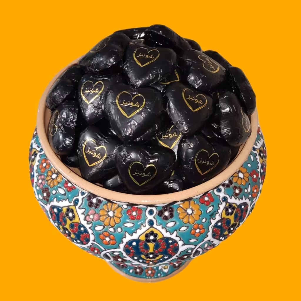 شکلات تلخ 85 درصد قلبی شونیز 