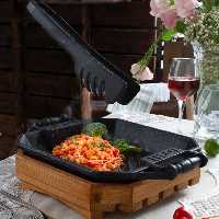 تابه گریل چدن مدل دایموند برند ROHAM 
