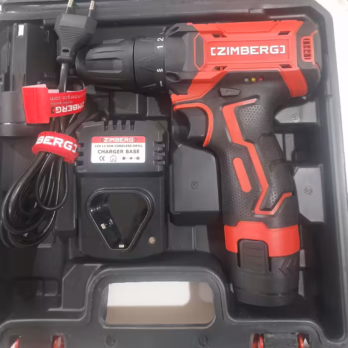دریل شارژی  12 ولتی زیمبرگ pzl 2312 با 18 ماه گارانتی