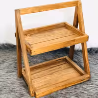 استند چوبی دو طبقه 