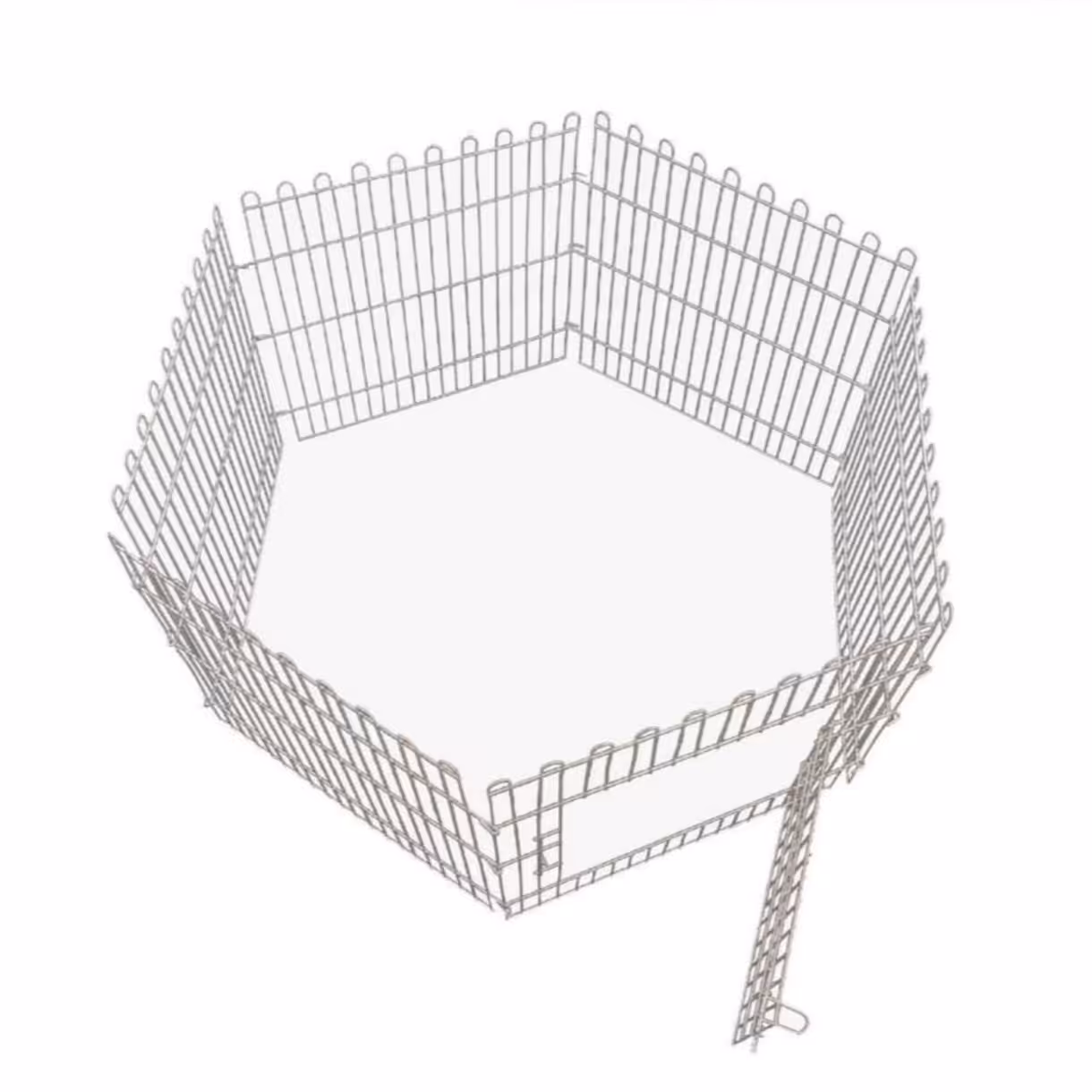 پارک سگ و حیوانات خانگی _ محدودکننده _ شش ضلعی ارتفاع62_ استیل