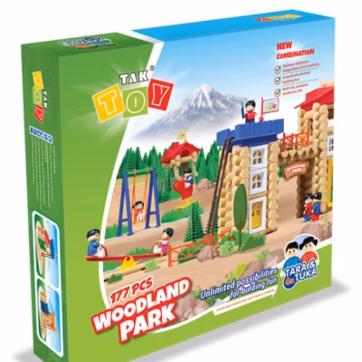 ساختنی پارک جنگلی میکس 177 تکه  WOODLAND PARK

