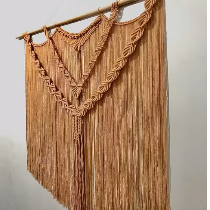 آویز مکرومه مدل پاییزی