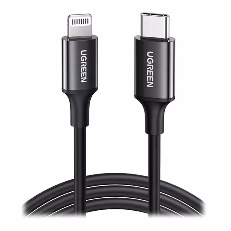 قیمت و خرید کابل 1 متری تبدیل USB-C به لایتنینگ یوگرین مدل US171 | یاس ارتباط